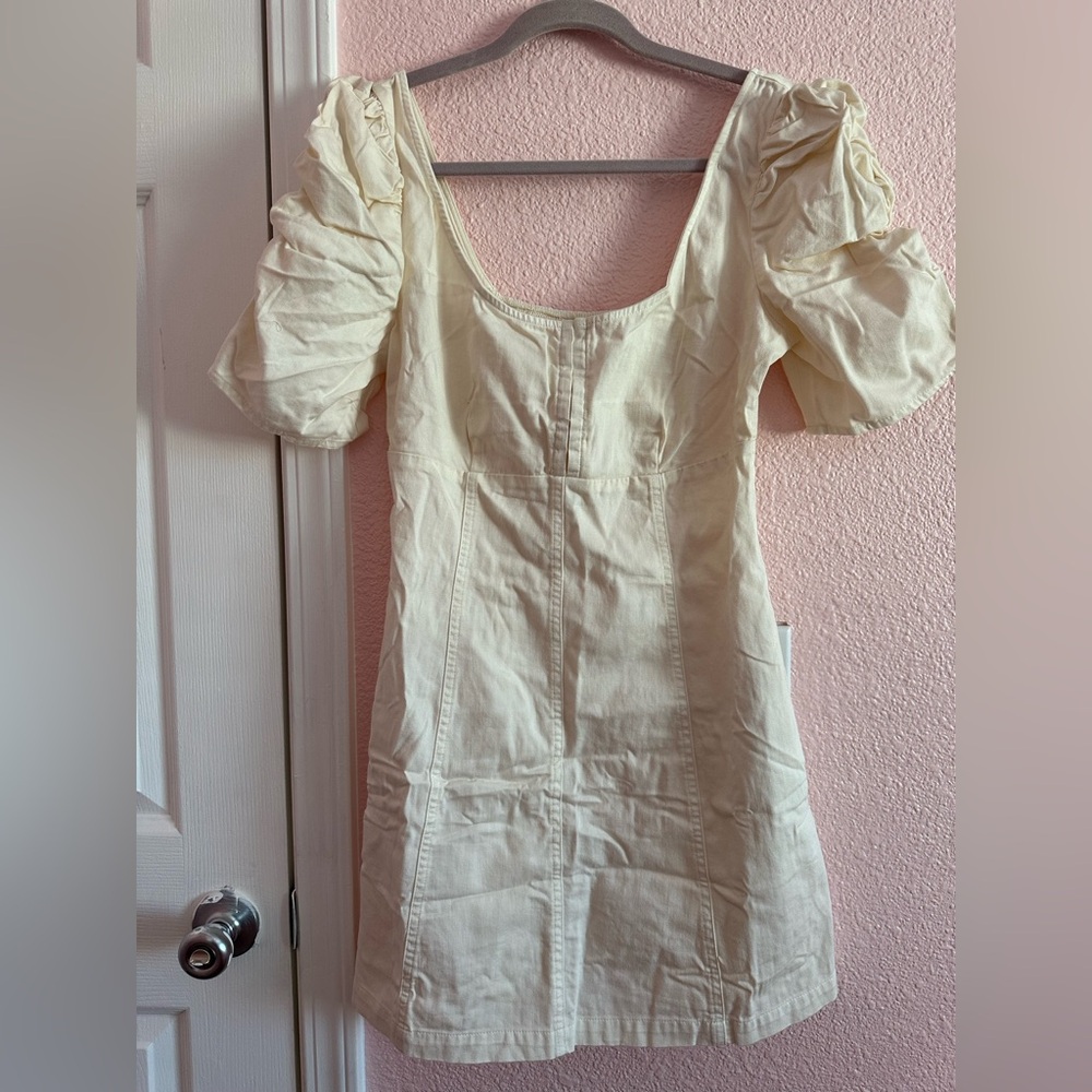 New Free People Ivory mini dress